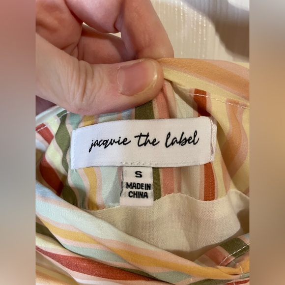 Jacquie the Label Rainbow Ruched Skirt Size Small - Picture 6 of 8